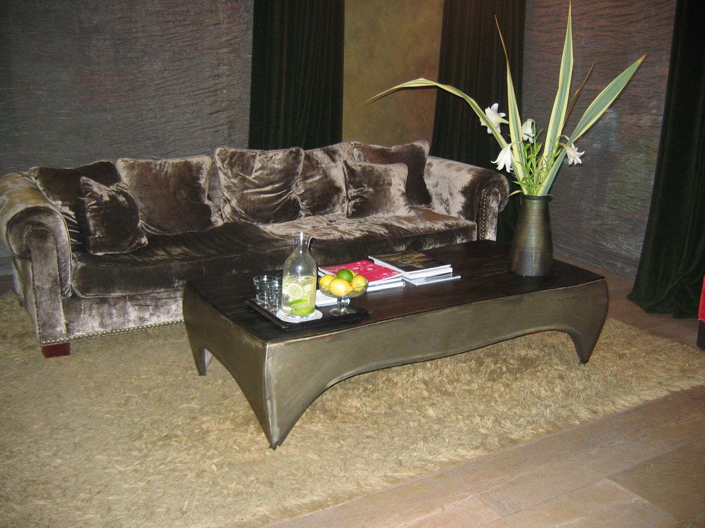 Прямоугольный стальной журнальный столик ICI ET LÀ Metal furniture ARCH-00081547 - Вид №3