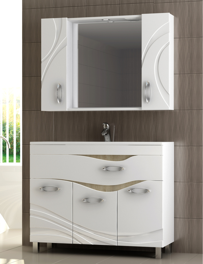 Тумба Mirella 1000 (VGC)1010⨉470⨉830 мм белый Santreyd sun-id-665282 - Вид №3