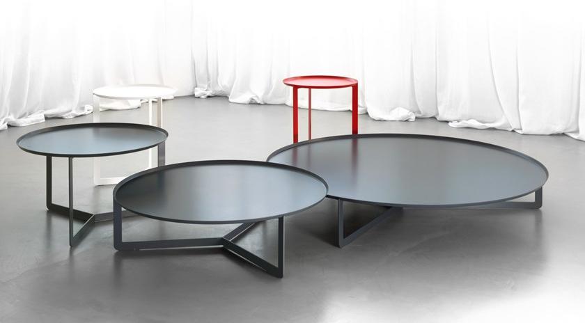 MEMEDESIGN Круглый металлический журнальный столик для гостиной по контракту sun-id-1428127 - Вид №8