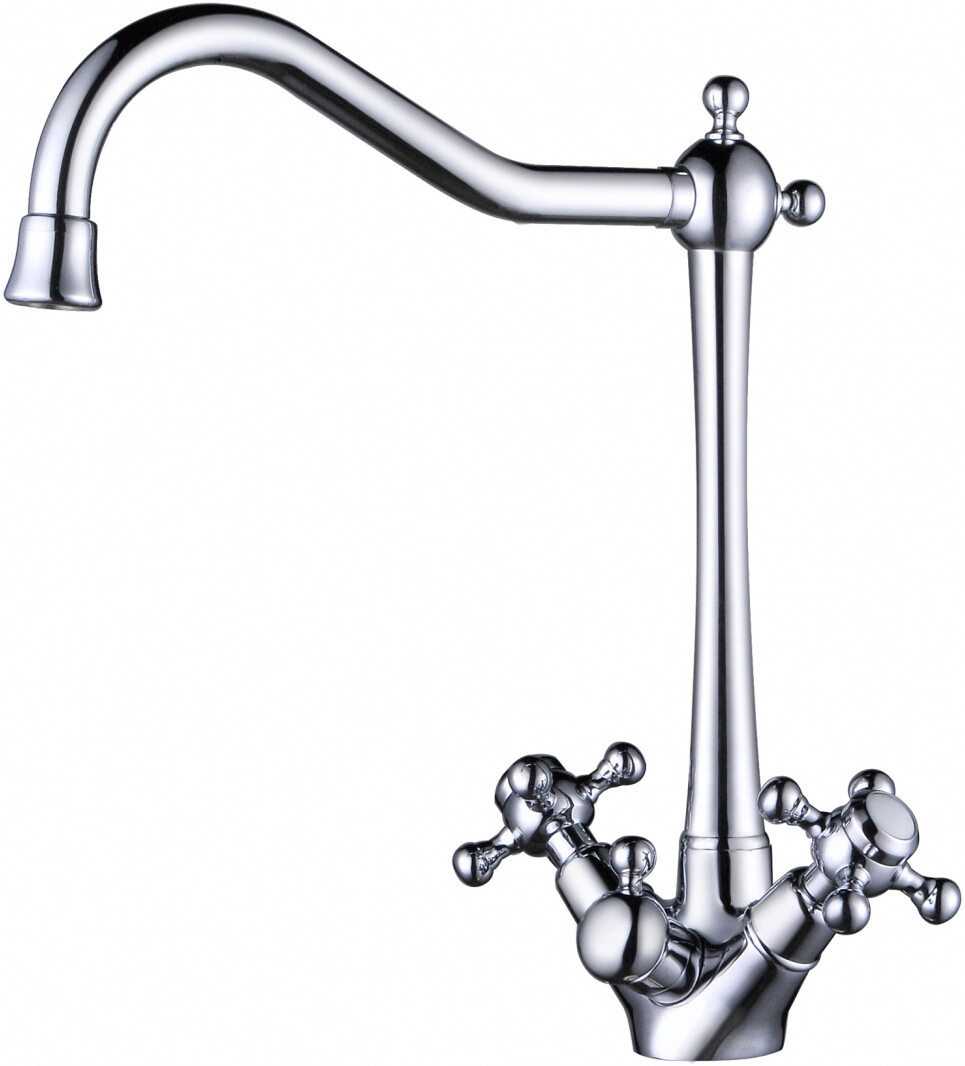 Смеситель ZorG Sanitary ZR 515 YF для кухонной мойки, хром