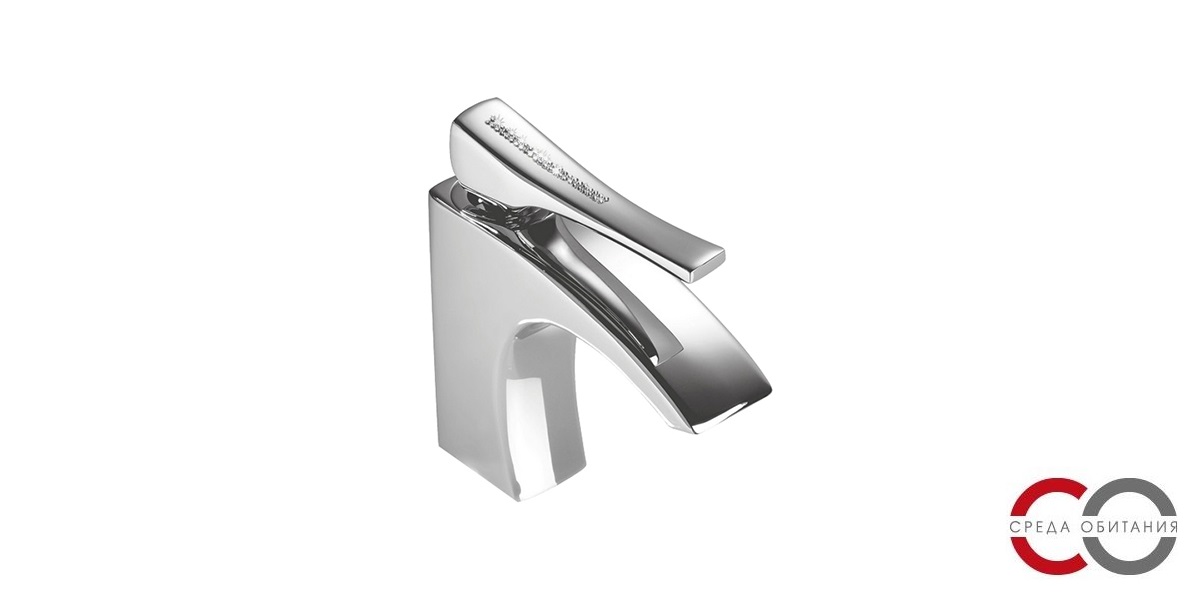 Однорычажный смеситель для раковины 59.002C MAIER SKIP DIAMOND 59002C - Вид №1