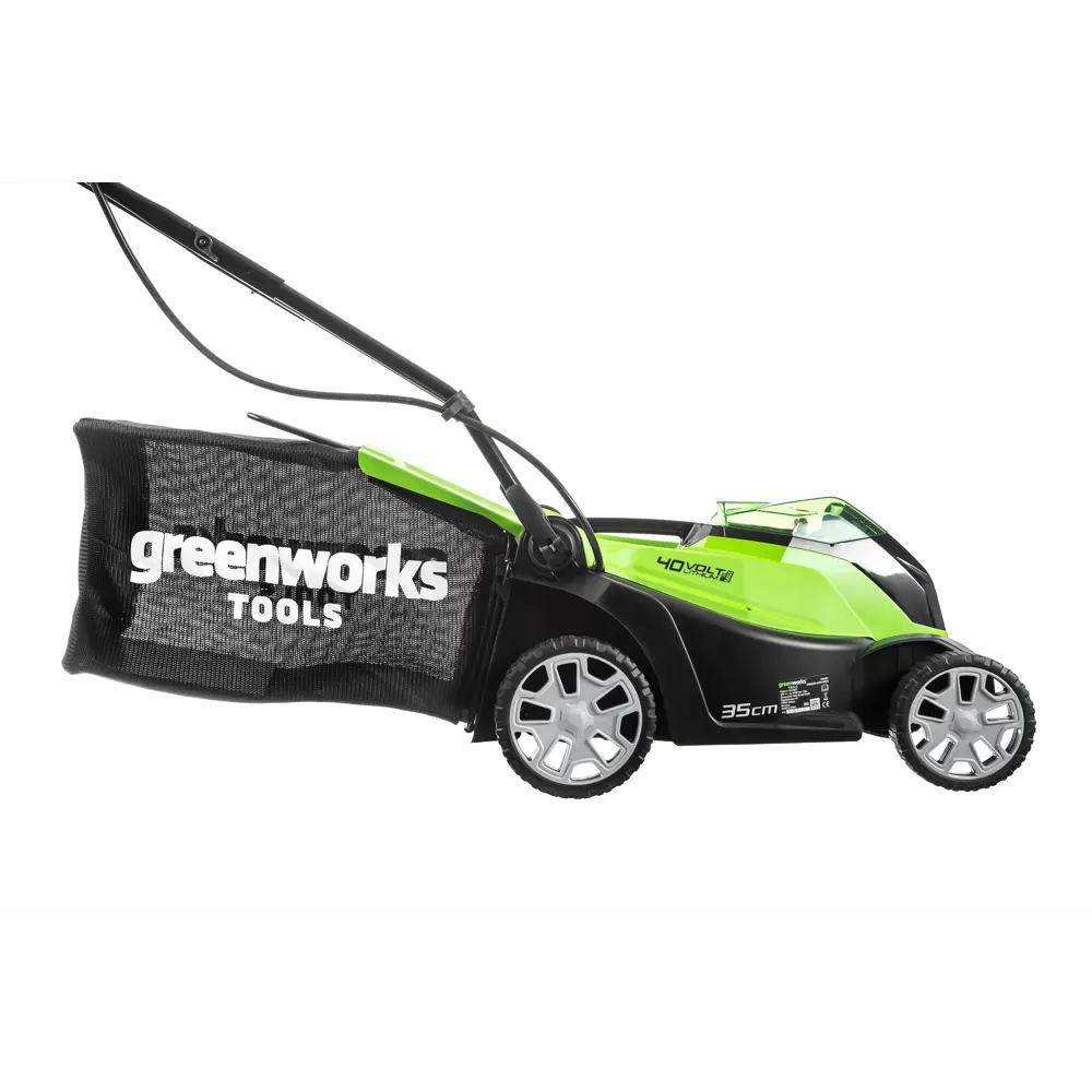 Газонокосилка аккумуляторная GreenWorks 2501907 40 В 35 см АКБ и ЗУ не входит в комплект 80172918 STLM-2157037  - Вид №4