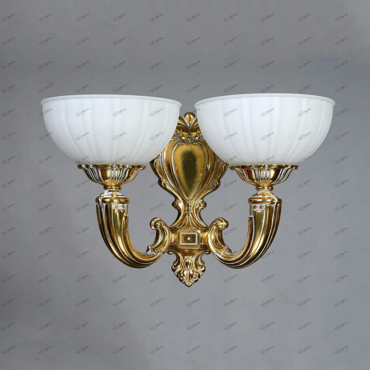 Бра настенное бело-золотистое Ambiente Lugo WP 8539/2 WP AMBIENTE LUGO 00-3888879 Белый;золото 