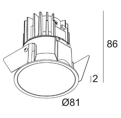 Круглый светодиодный светильник Deltalight Deep Ringo ARCH-00062992 - Вид №22