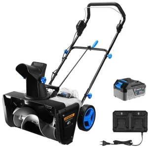 Аккумуляторный снегоуборщик DEKO ST41 с двумя батареями и фарами 89394658