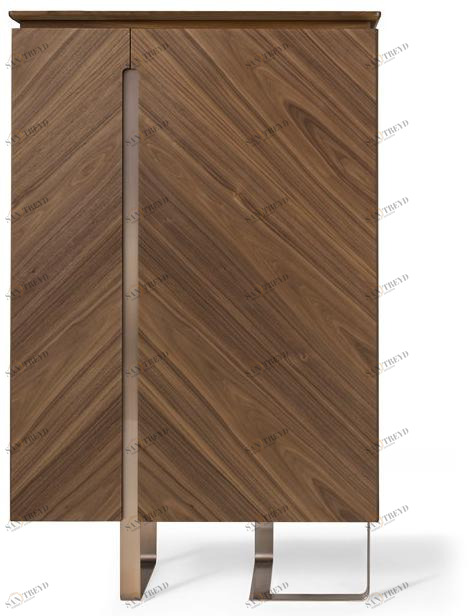 Arte Brotto Буфет из орехового дерева с распашными дверцами Leonardo L514n