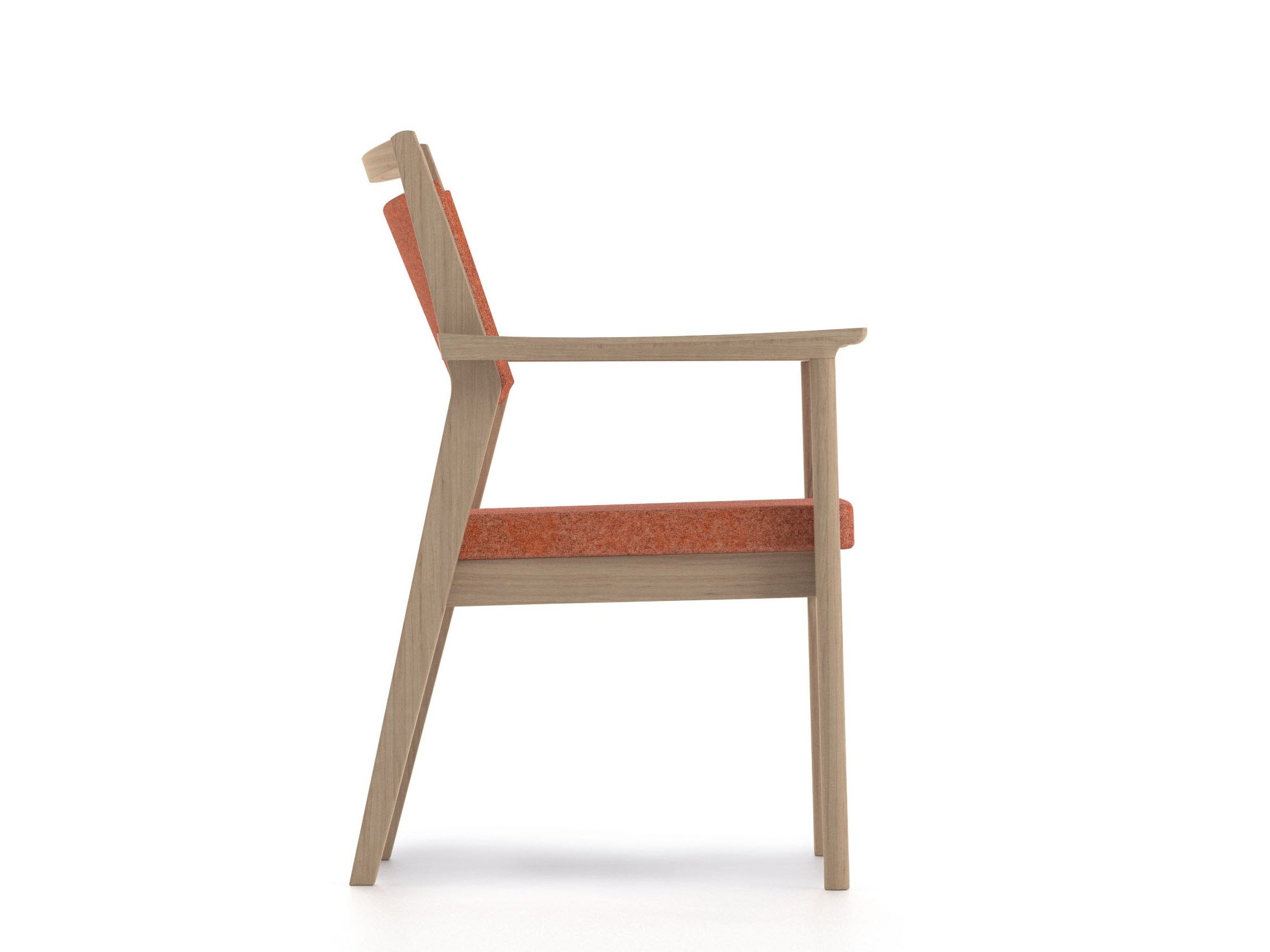 Штабелируемый тканевый стул с подлокотниками PIAVAL ELISA-Health &amp ARCH-00126559 - Вид №2