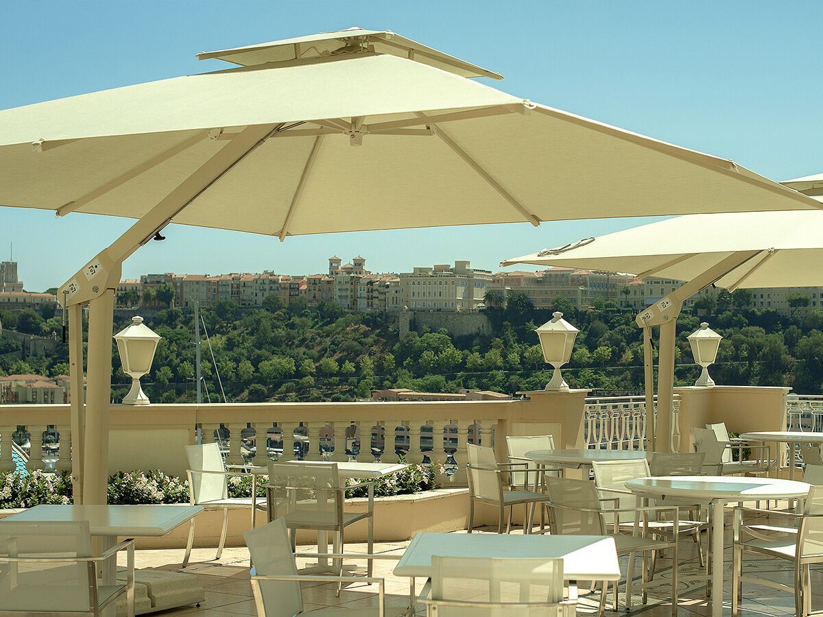 Зонтик с боковым полюсом Ombrellificio Poggesi KING ARCH-00017835