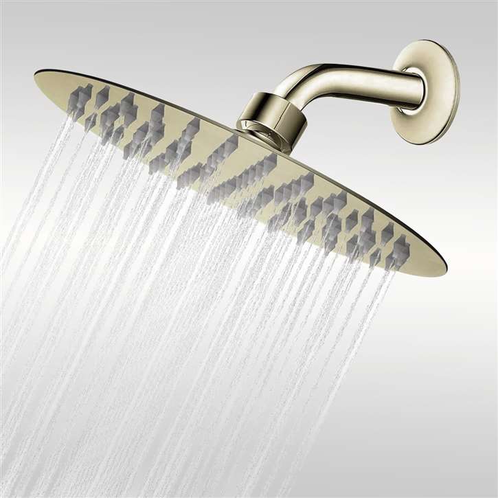Круглая настенная душевая головка с кронштейном Fontana Showers Luxe Fontaine ARCH-00091302 - Вид №3