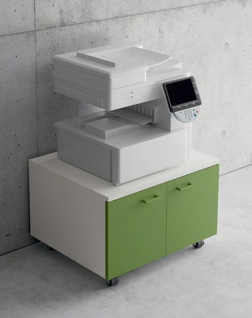 Las Mobili Низкий офисный шкаф с распашными дверцами на колесиках Contenitori universali evo sun-id-1487087 - Вид №1