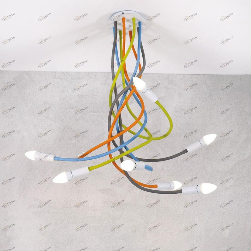 Подвесная люстра Loft IT Roots Loft1714-RGB LOFT IT ДИЗАЙНЕРСКИЕ, ROOTS 118172 Разноцветный 