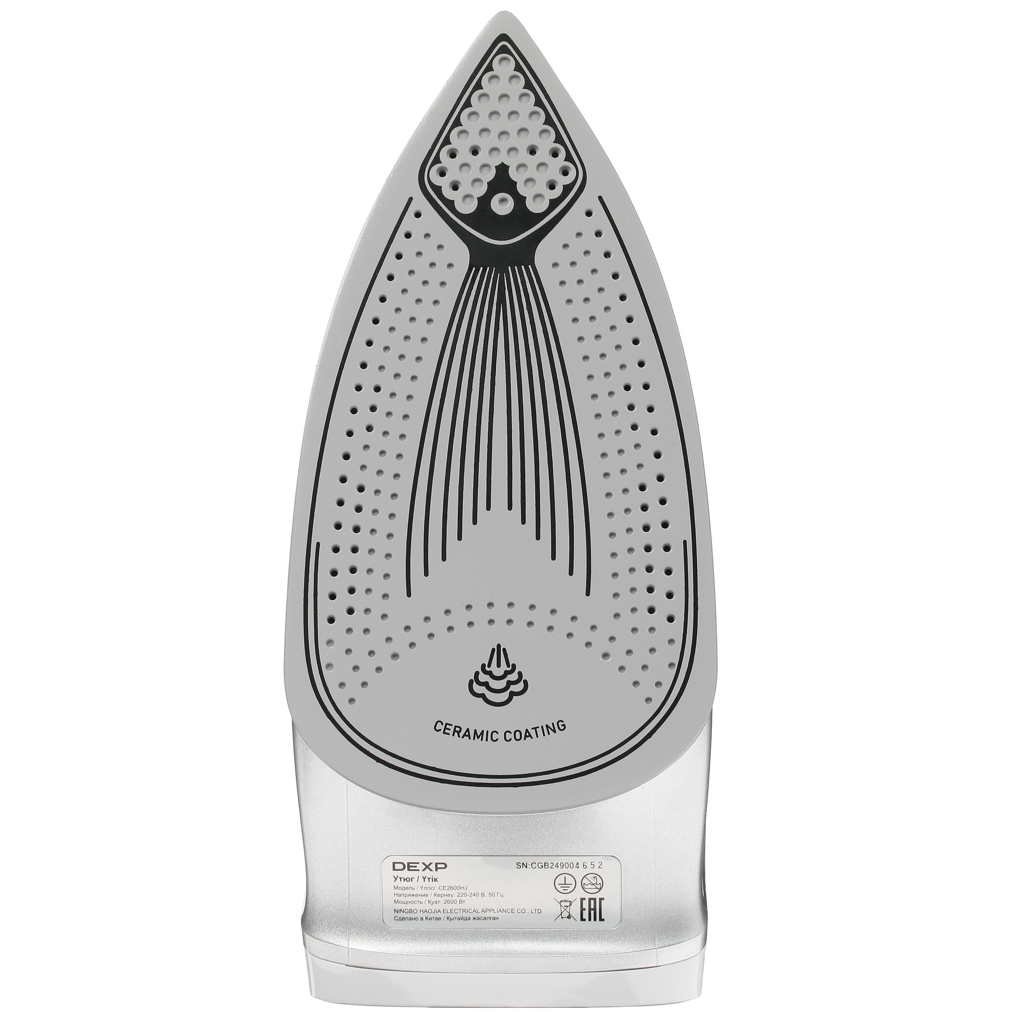 5085562 Утюг DEXP CE2600HJ белый STDN-0099878 - Вид №3