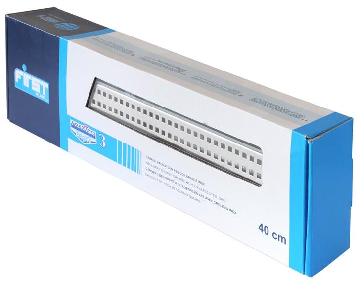 First Corporation Сифонный канал с решеткой из нержавеющей стали First plast Prbs403in - Вид №2