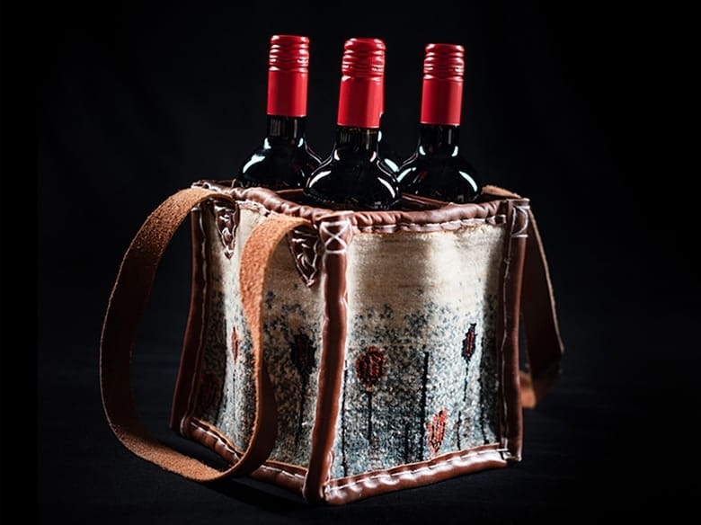 Держатель для бутылок из ткани и кожи Zollanvari Mafrash Wine Carriers ARCH-00029528 - Вид №1