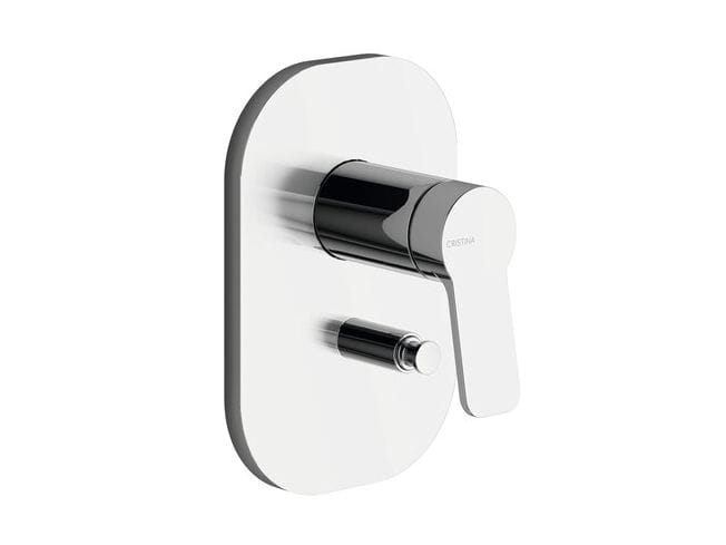 Набор для душа на открытом воздухе с пластиной CRISTINA Rubinetterie Elevation ARCH-00104546 - Вид №1