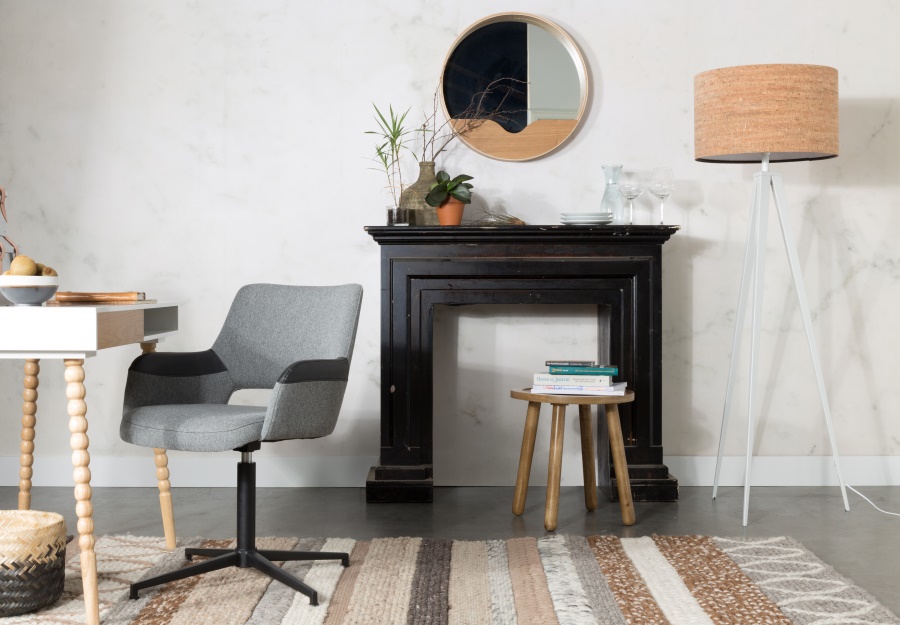 Лампа напольная Tripod Cork, бежевая Zuiver 5100049 - Вид №2