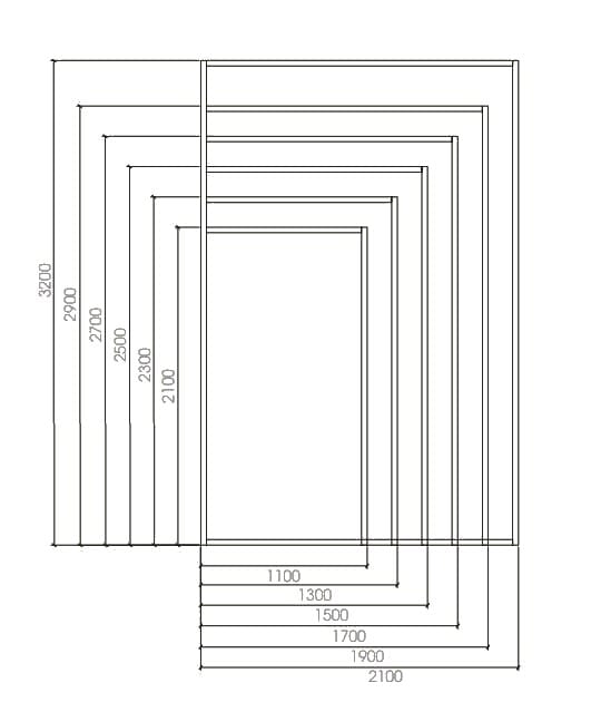 Стеклянная висячая дверь ADL Quadra ARCH-00036058 - Вид №9