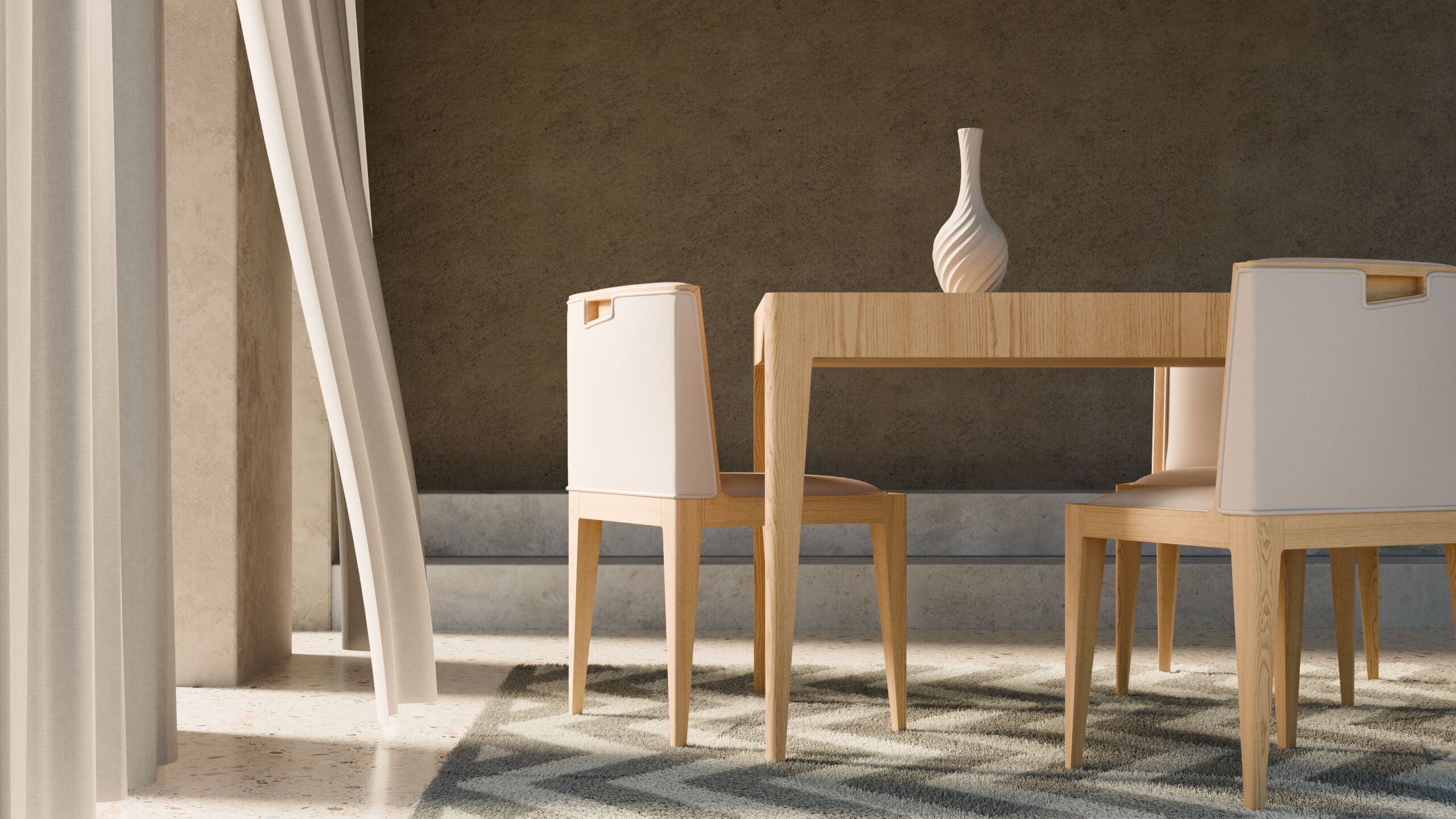 Мягкий стул из ясеня Morelato ARCH-00041766 - Вид №6