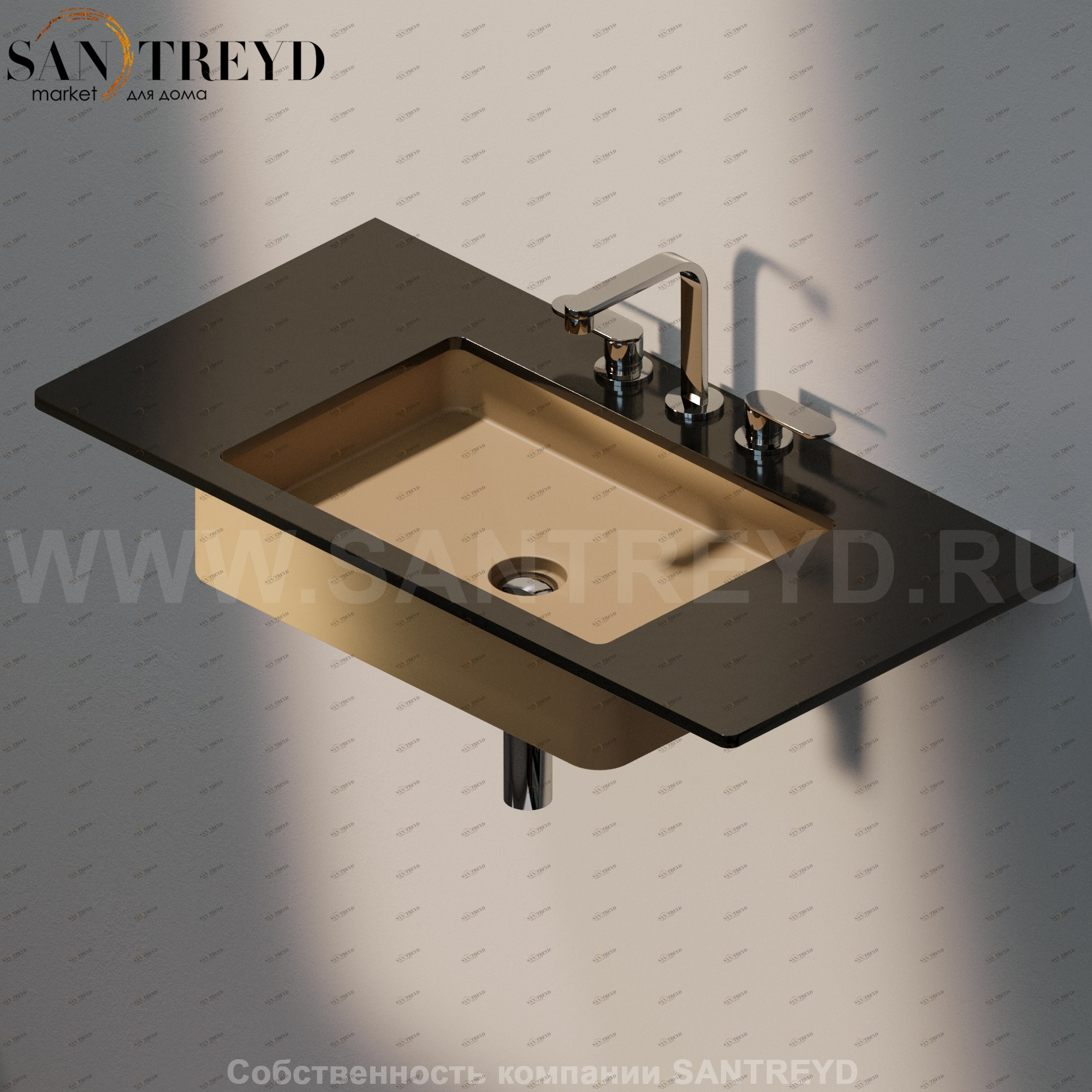 MW60SP9004 Накладная раковина под столешницу  квадратная Ceramica Flaminia Miniwash