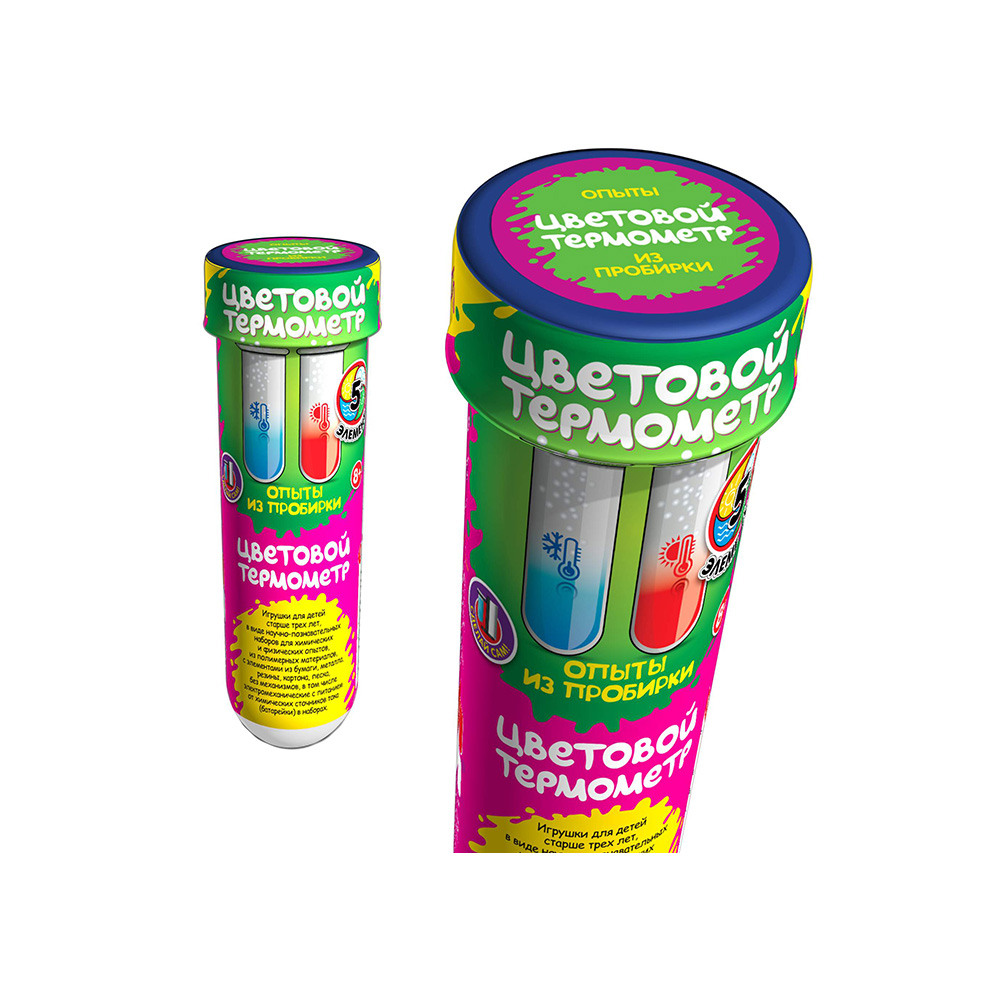 320 Мини опыты Бокс № 3 Цветовой термометр MASTER IQ 2 