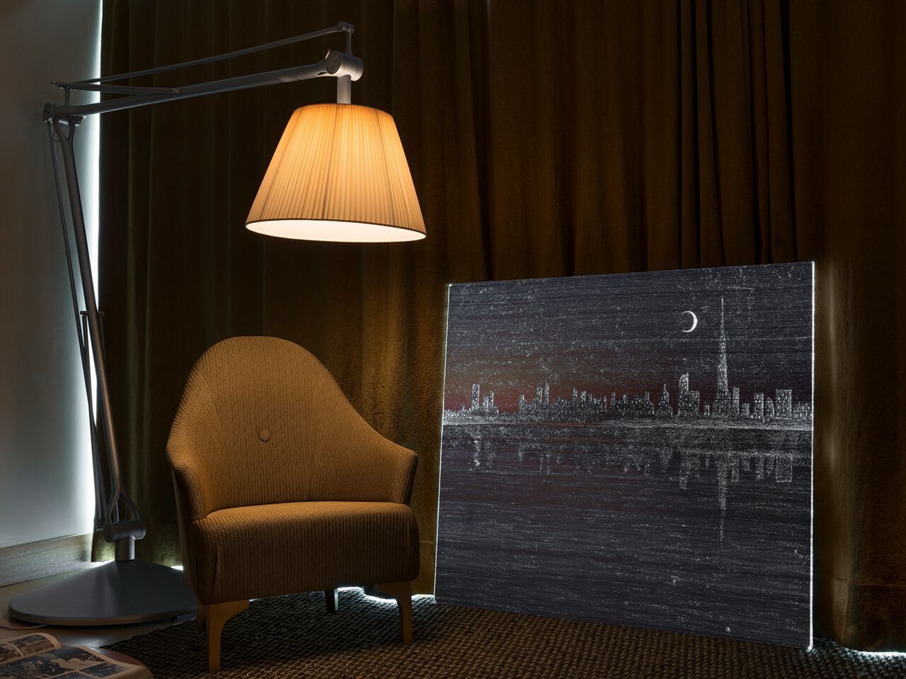 Световая декоративная панель из ткани с оптическим волокном DREAMLUX® Pannelli decorativi ARCH-00067399 - Вид №20