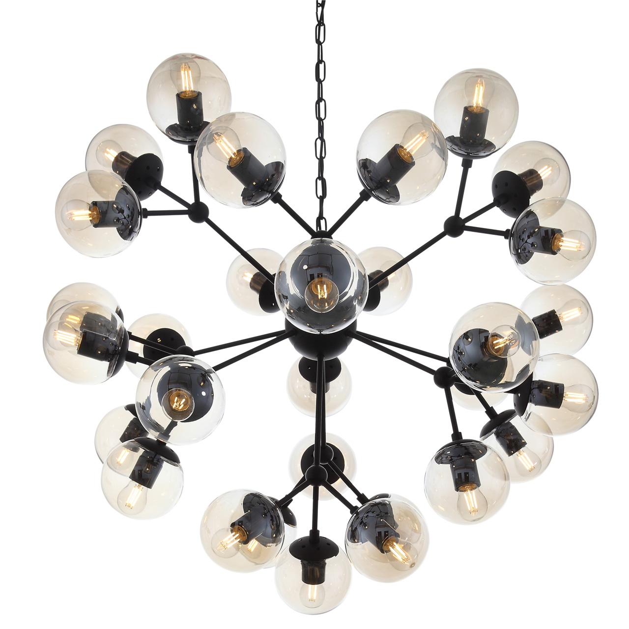 Подвесная люстра ST Luce Stampo SL549.413.30 серая ST LUCE ДИЗАЙНЕРСКИЕ, STAMPO, ШАР 220825 Серый  - Вид №3