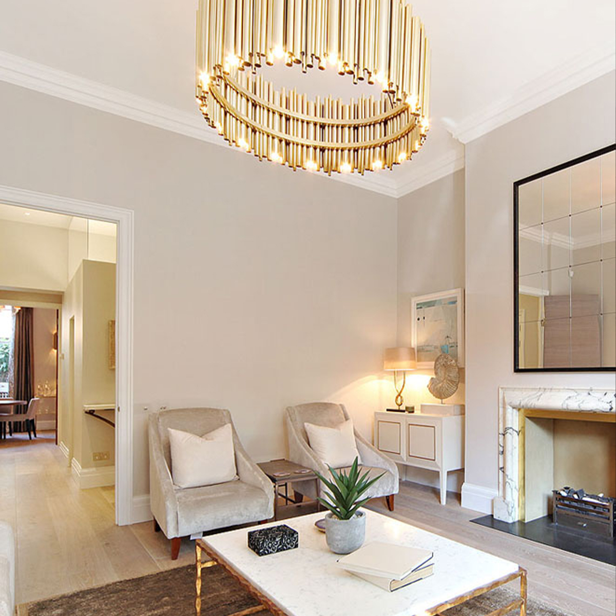 Подвесные лампы Brubeck Oval Suspension Lamp Covethouse DELIGHTFULL  - Вид №1