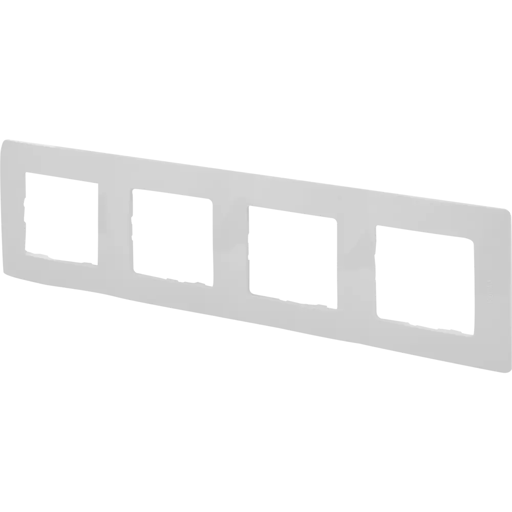 Рамка Legrand Etika для розеток и выключателей - белая глянцевая 17356329 STLM-0007972 - Вид №1