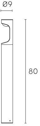 SOVIL Светодиодный столбик из литого алюминия  99184/16 - 99185/16  - Вид №5