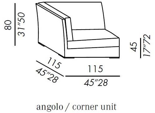 Meridiani Модульный диван со съемным чехлом из ткани James sun-id-1490879 - Вид №4