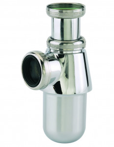 130300 000 00  Сифон для регулируемой раковины 35/90 мм, выход Д. 32 мм, хромированная латунь Valentin Хром
