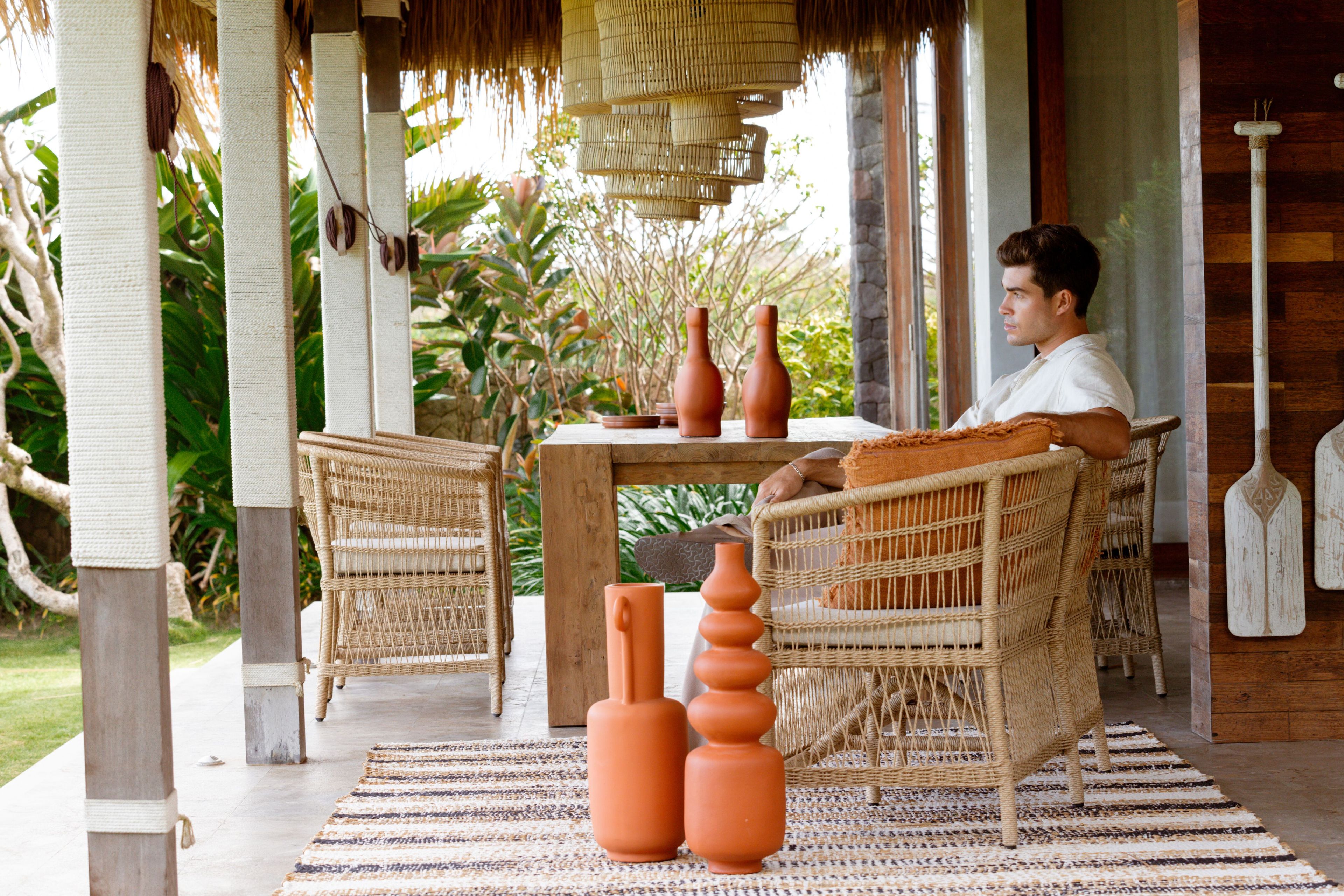 Прямоугольный садовый стол из тикового дерева cbdesign Titan ARCH-00039231 - Вид №6