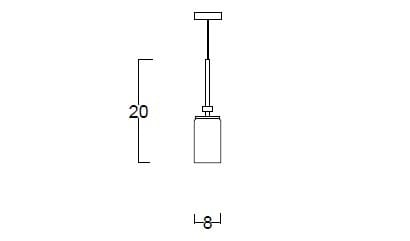 Стеклянный подвесной светильник Euroluce Lampadari Dely ARCH-00089270 - Вид №2