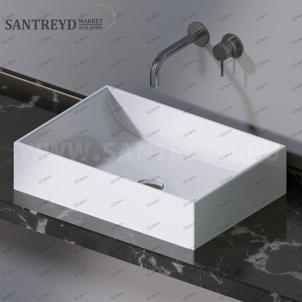 L239100 Накладная раковина на столешницу  прямоугольная A. e T. Italia THIN AeT ITALIA