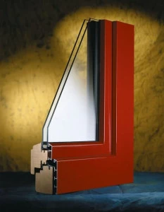 UNIFORM Окно алюминий-дерево Legno alluminio