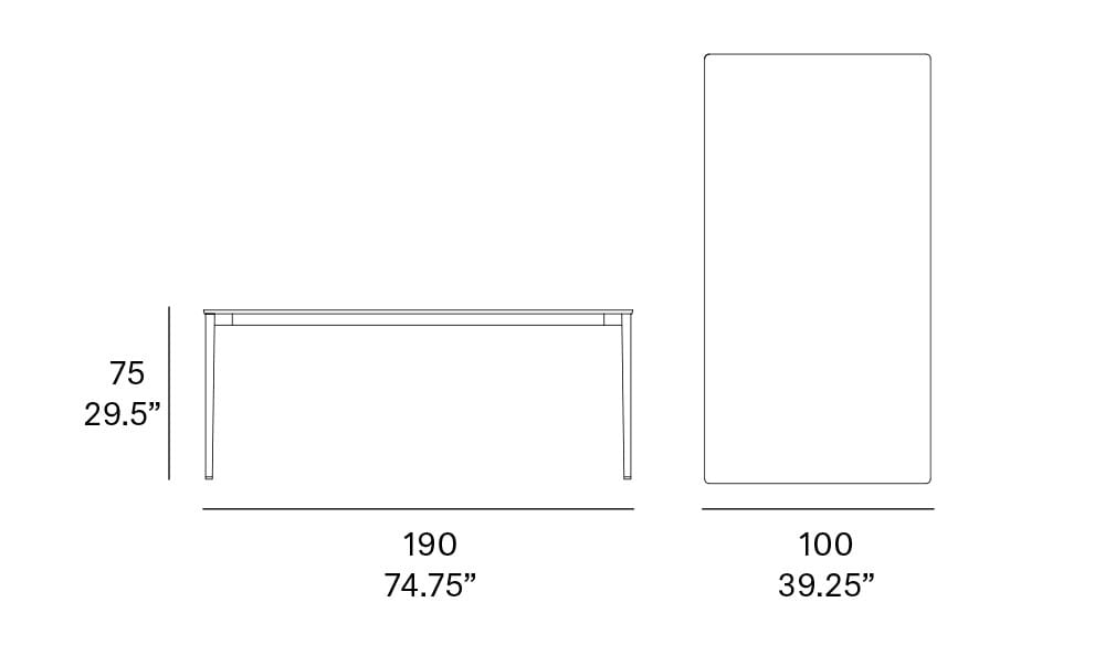 Прямоугольный дубовый стол EXPORMIM ARCH-00144728 - Вид №3