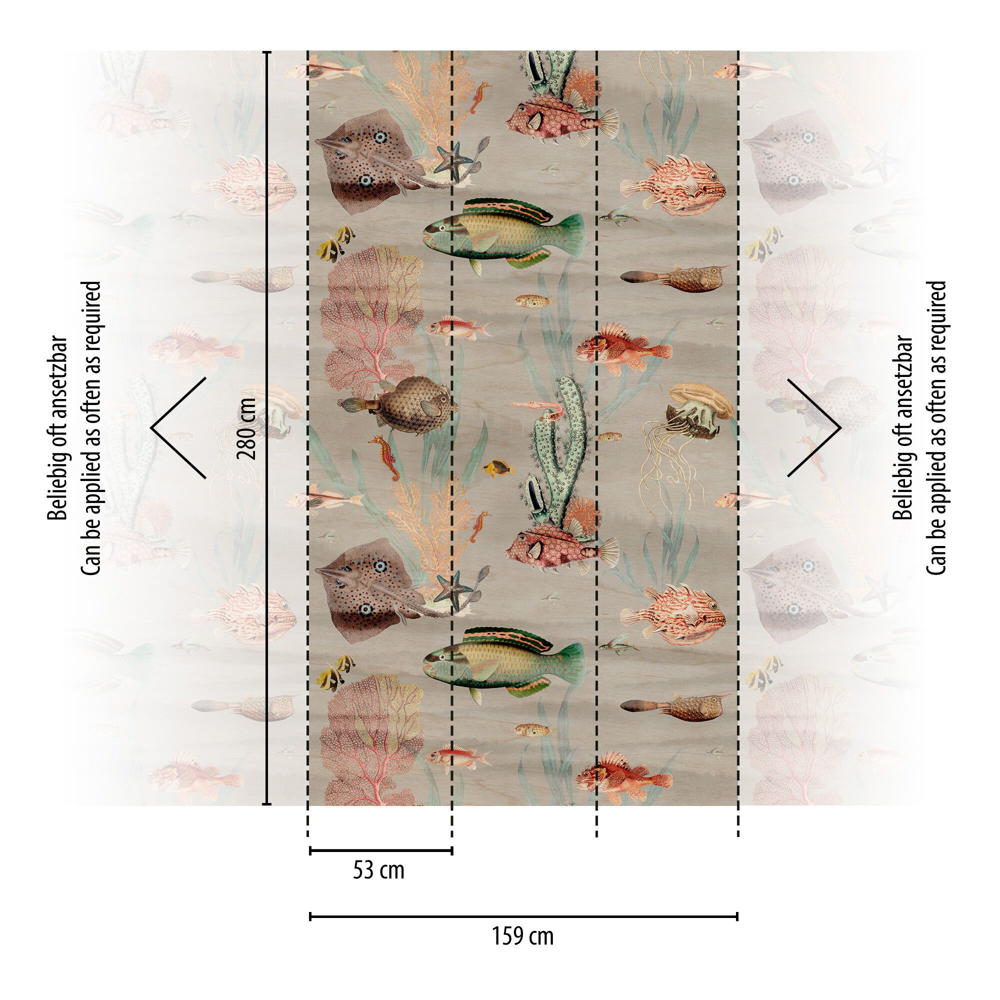 Нетканые обои с животными Architects Paper The Wall III ARCH-00078105 - Вид №2