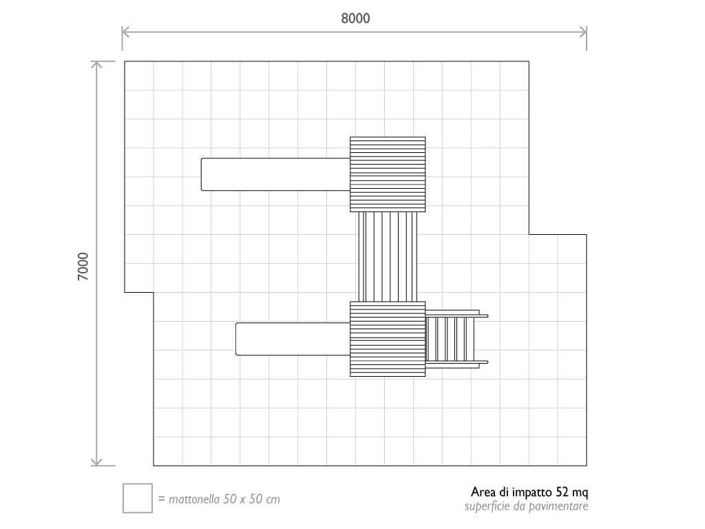 Рециркулированная пластиковая игровая структура EUROCOMITALIA COMBI SCIVOLA ARCH-00127891 - Вид №3