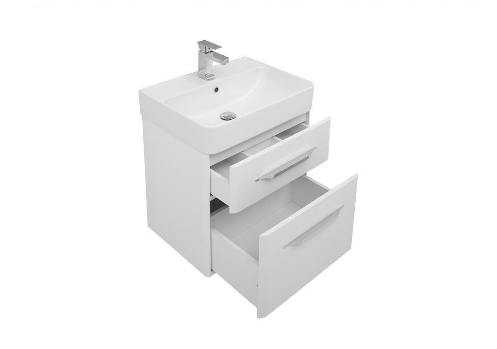 Мебель для ванной Aquanet Виченца 60 белый 00199301 - Вид №3