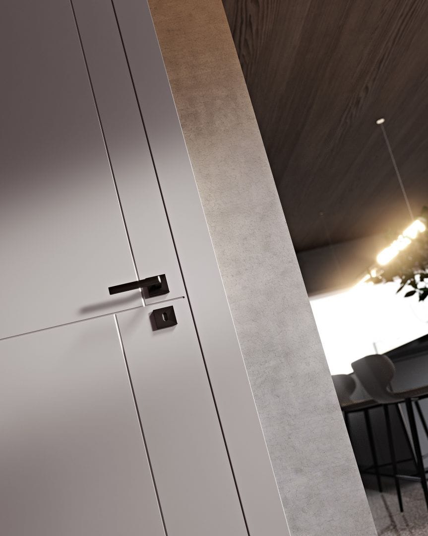 Лакированная распашная дверь Pail Serramenti RIGA ROMA ARCH-00079045 - Вид №1