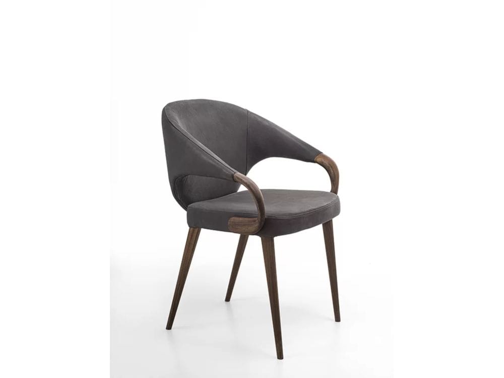 Тканевый стул с подлокотниками Riva 1920 THEORY ARCH-00035010 - Вид №2