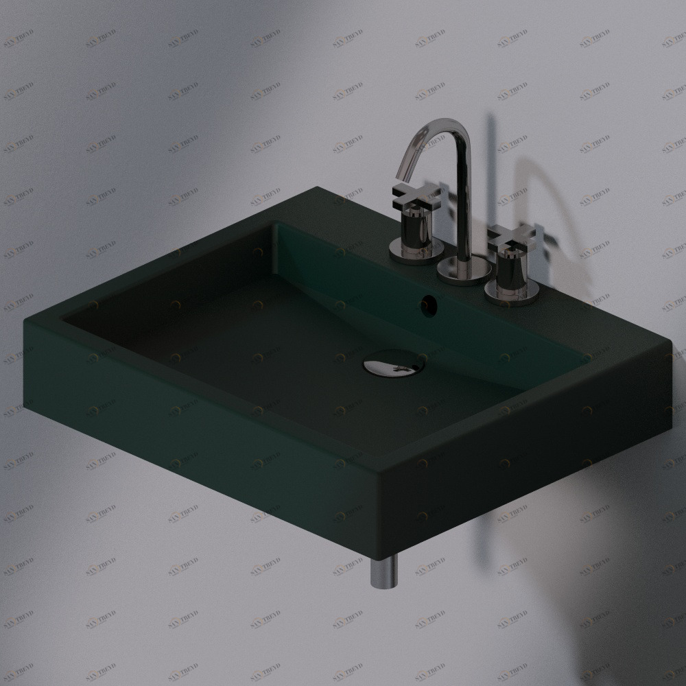 L255143 Подвесная раковина настенная прямоугольная A. e T. Italia AeT ITALIA 