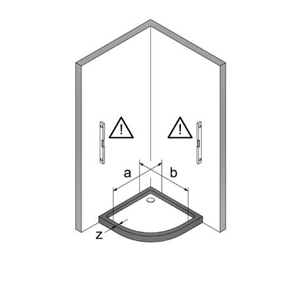 B9497ULUTR Polaris Сollection душевая зона  Samo 40379 - Вид №2