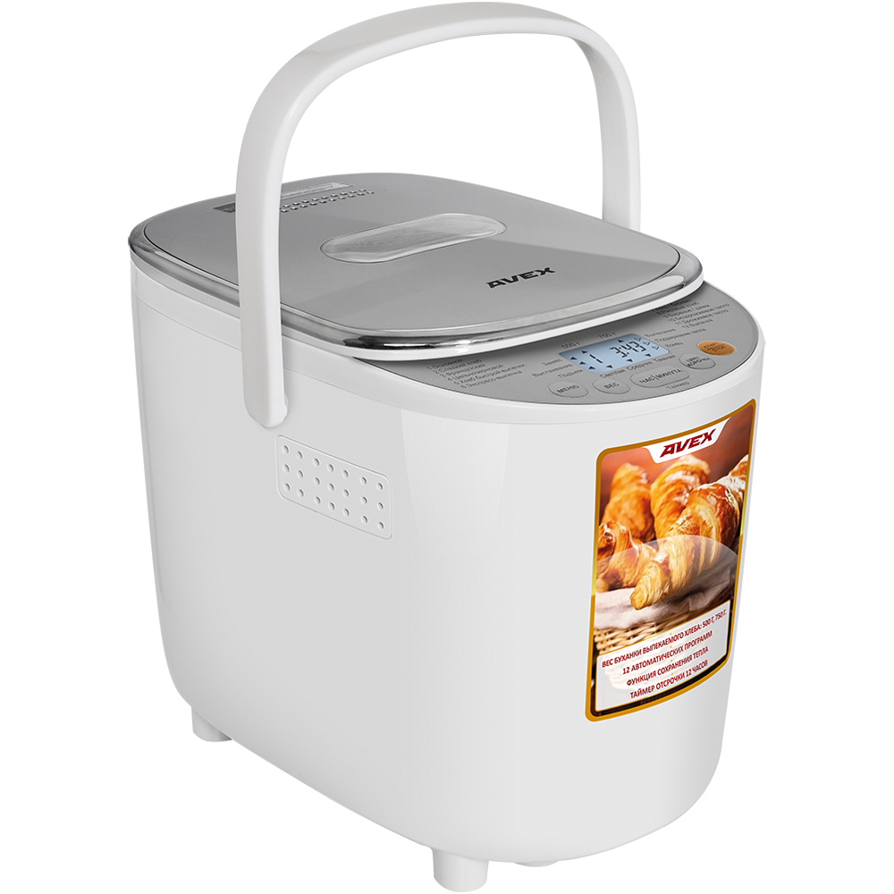 5354268 Хлебопечь AVEX BM 500 S серебристый STDN-0052758 - Вид №1