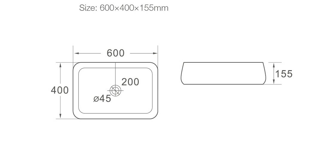 Раковина чаша SL-1061 SANTILINE  - Вид №1