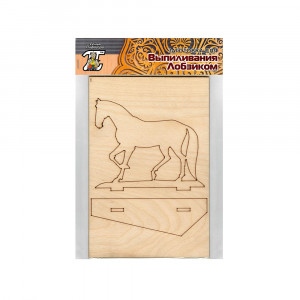 124061 Заготовка для выпиливания №3 "Лошадь" Дельта