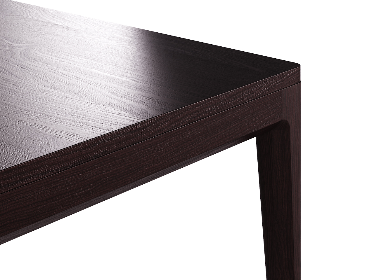 Журнальный столик квадратный 65 см дуб венге Case №1 THE IDEA  210083 Венге;черный  - Вид №2