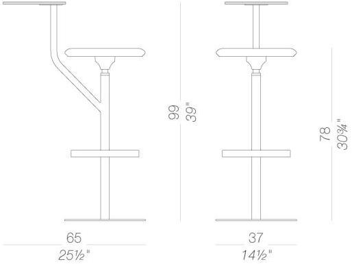 Lapalma Табурет со встроенным столом Aaron sun-id-1438212 - Вид №14