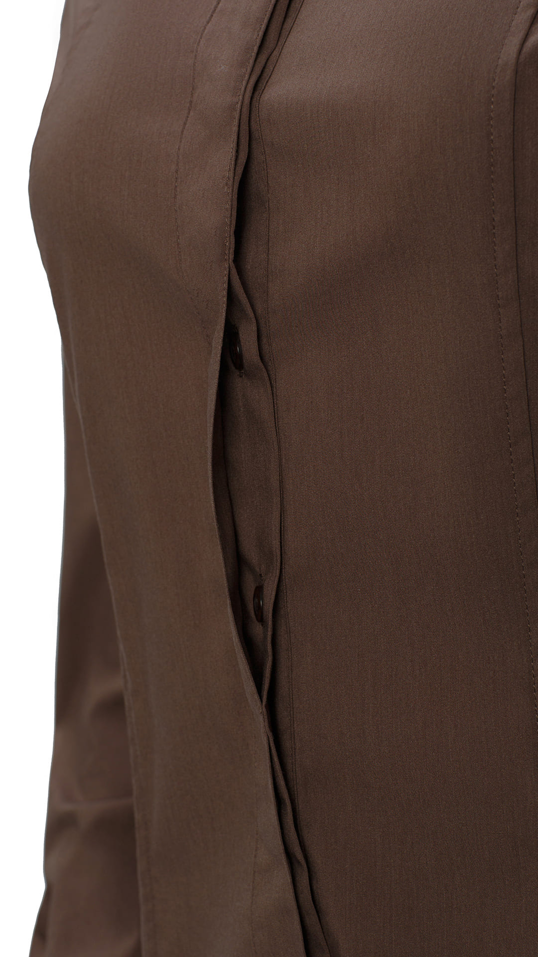 62511 Рубашка женская  chocolate El-Risto  Корпоративная одежда  размер 44 (M)  - Вид №3