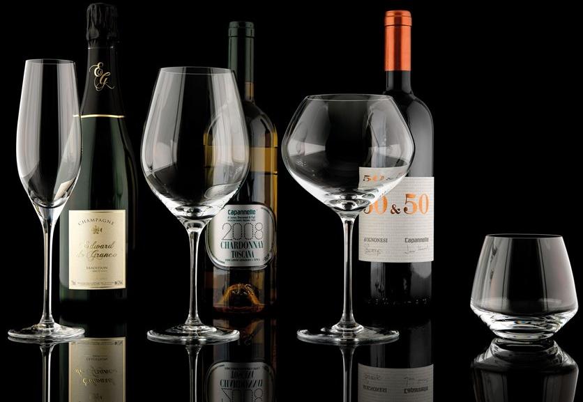 IVV Набор из 6 бокалов для красного вина в прозрачном стекле Vizio 8173.1 - Вид №3